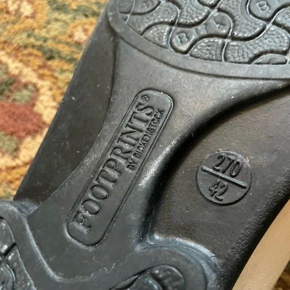 Birkenstock Footprints cream ballet flats womens 12 - Picture 4 of 6